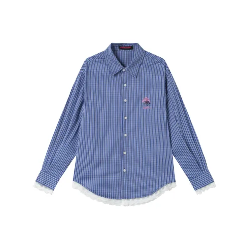 AJPG Синие Женские Рубашки