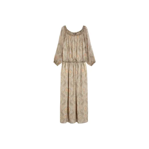 WEEKEND MaxMara Светло-синий Женские Длинные Платья с Рукавами