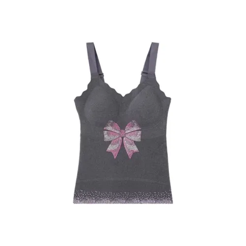 TCH Темно-серые Женские Спортивные Майки Без Рукавов