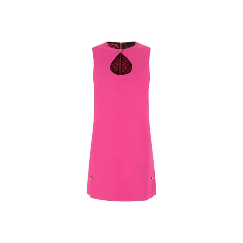 VERSACE FW22 Без рукавов Платье Женское Розовое