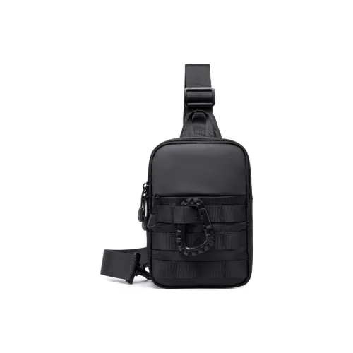 BJIAX Нейлоновая сумка через плечо сумка-слинг сумка на плечо мужская черная