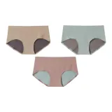 Комбо Двусторонний Средний [Кожа, Темно-розовый, Светло-зеленый] 3 упаковки Подарочная коробка Набор