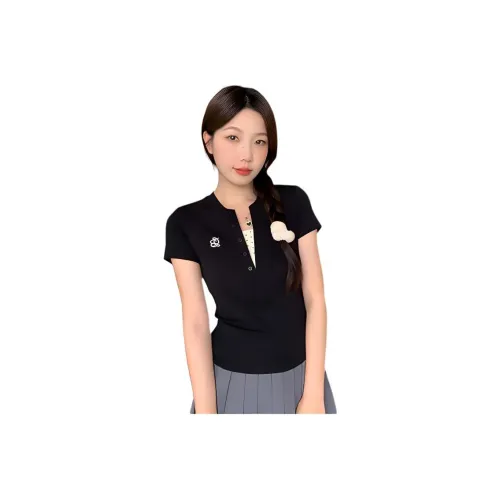 MORii Черные Женские Футболки