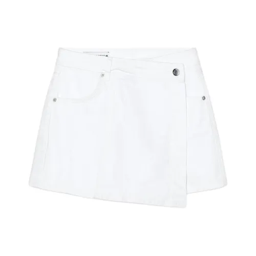 ZARA Белые Женские Джинсовые Шорты