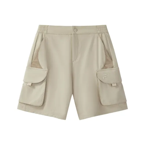 FILA FUSION Повседневные шорты Женские Масло Картины Хаки DK