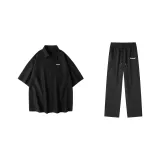 Чёрная рубашка + чёрные штаны