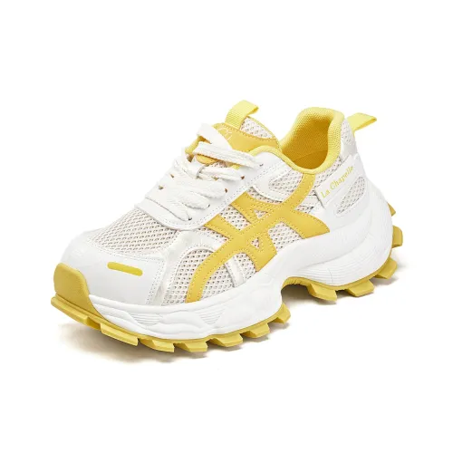 La Chapelle массивные кроссовки Low Top Желтые Женские