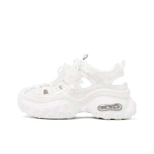 CAMEIDO Дышащий Увеличение Высоты Низкий Топ Кэжуал Женские Белые