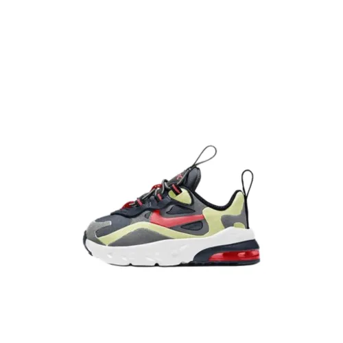Nike Air Max 270 Устойчивая к истиранию Обувь для малышей Серый Желтый Красный Младенец и Малыш