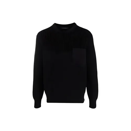 Ermenegildo Zegna Черные Мужские Свитера