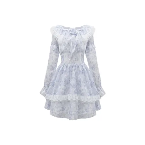 Incolore Длинное платье с длинными рукавами женское