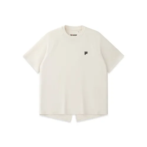 FILA FUSION Реглан рукав T-рубашка Женская Облачный белый WT