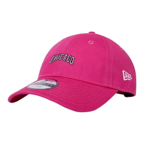 New Era Хлопковые кепки унисекс розовые