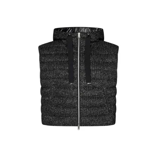 HERNO Черные Женские Жилеты