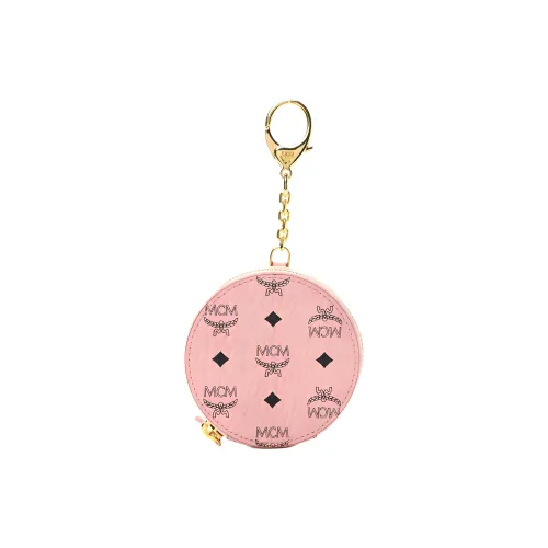 MCM Кожа Монета Кошелек Мини Женский Розовый