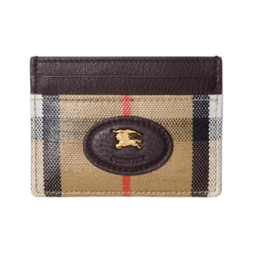 Burberry Футляр Для Карт Highlands 4 Отделения Для Карт Отделение По Центру Вручную Прокрашенные Края