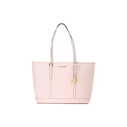 MICHAEL KORS Jet Set Travel Кожа Сумка через плечо Большая Женская Мягкая Розовая