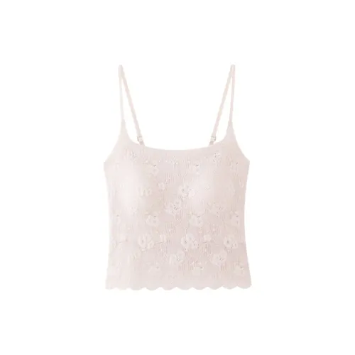 Городская красота Топ на бретелях Внутренняя одежда Верхняя одежда Готовый Универсальный Модный Преппи стиль Женские