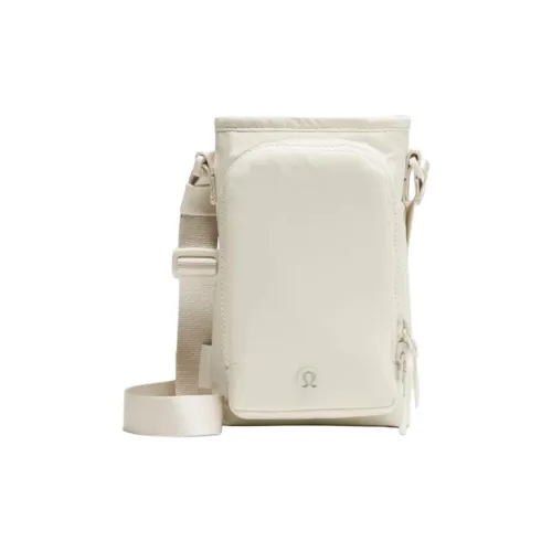 lululemon Нейлоновая сумка через плечо унисекс цвет слоновая кость