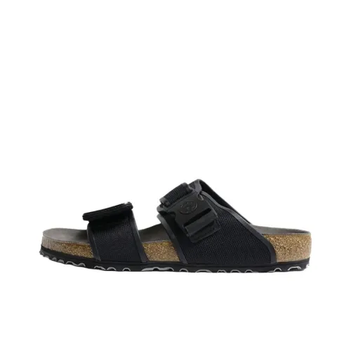 Birkenstock Резиновая подошва устойчивая к истиранию слипоны мужские черные