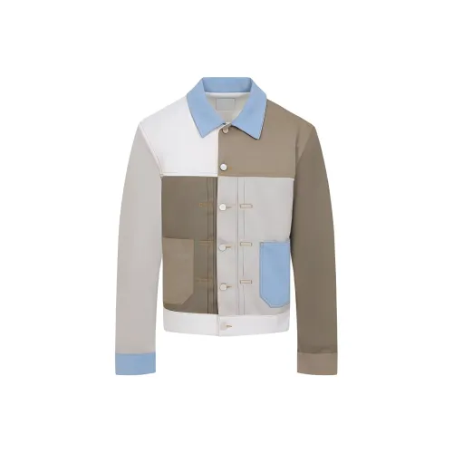 Givenchy Denim Jacket Men's Multicolor Givenchy Деним Куртка Мужская Многоцветная