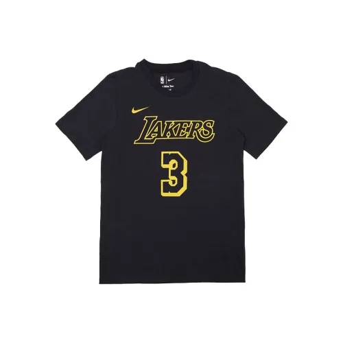 NBA Lakers Черные Детские Футболки T