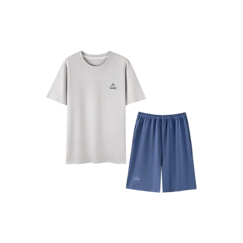 Sharefun Светло-серый Мужской Пижамный комплект