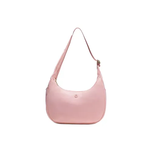 lululemon Нейлоновая сумка через плечо женская туманно-розовая и золотистый металл