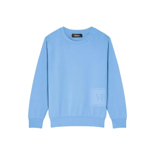 VERSACE Толстовка 90S VINTAGE Логотип Kids Синий Детский