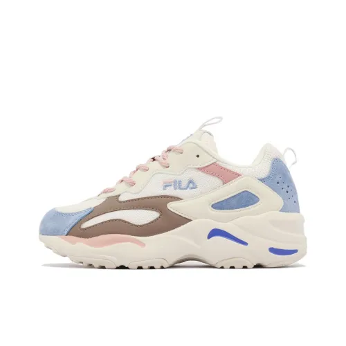 FILA Ray Tracer Амортизация Износостойкий Низкий Топ Кроссовки для бега Унисекс Белый