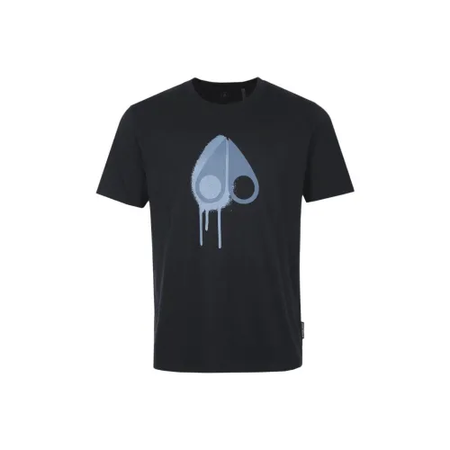 Moose Knuckles Темно-синие мужские футболки T