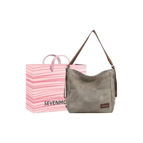 SEVENMOONS Особенный Рюкзак Сумка через плечо Стандартная Унисекс Серый Синий Черный