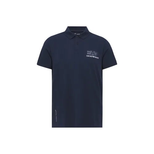 EMPORIO ARMANI EA7 Поло Мужское Темно-синий