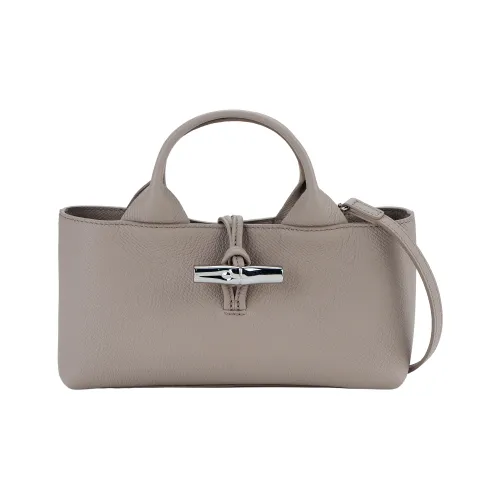 LONGCHAMP Le Roseau Сумка через плечо из коровьей кожи маленькая сумка женская цвет грязно-коричневый