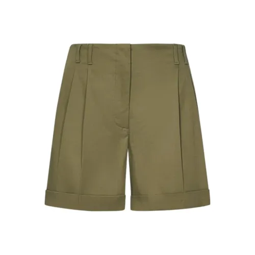 MaxMara Studio Повседневные шорты Женские Зеленые