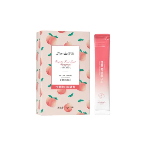 ZHENGCAI Лакрица Fruit Flavor Полоскание рта Water Peach Чистка Свежий дых Оботыточный уход Защита десен