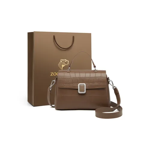 ZOOLER Сумка из крупнозернистой текстуры кожа коровы одно плечо женская многоцветная