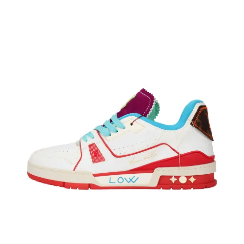 LOUIS VUITTON Тренер Upcycling Коллекция Стильные Скейтбординги Мужской Dream Фиолетовый Китай Ограниченная серия