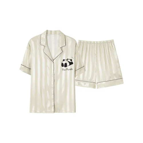 Pretty lady Слоновая кость Женские Пижамные комплекты