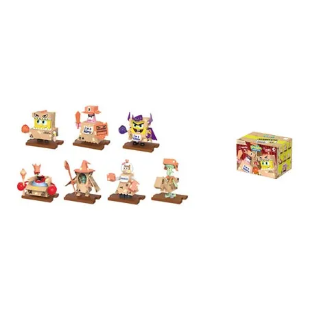 Tide Rising Anime Губка Боб Патрик Стар Brave Dance Valley Коллекция Слепые коробки Один Mystery Коробка Целая коробка 6 шт