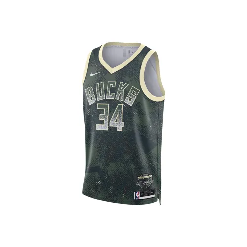 Nike Dri Fit NBA SS25 Баскетбольная Джерси Мужская Синяя Зеленая