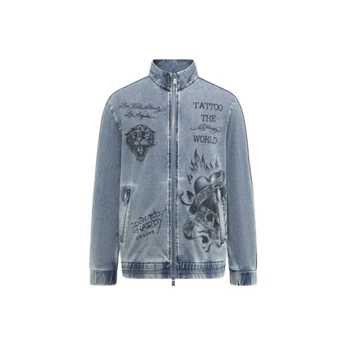 Ed Hardy SS25 Denim Jacket Men's