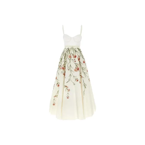 Giambattista Vall Белый Женские Слиплатья