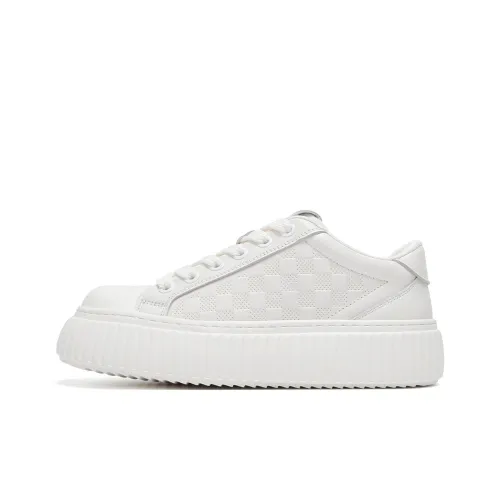 Kemaron Low Топ Скейтборд Кроссовки Мужские Белые