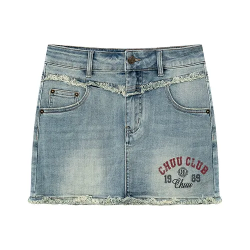 CHUU Джинсовые короткие юбки Женские