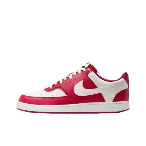 Nike Court Vision Slip-Resistant Abrasion-Resistant Low-Top Скейтборд Кроссовки Мужские Red
