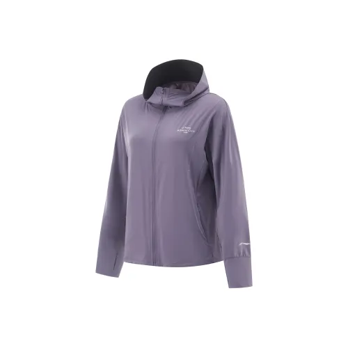 LINING Smoothie Куртки и Пальто Женские Ворон Серый Фиолетовый