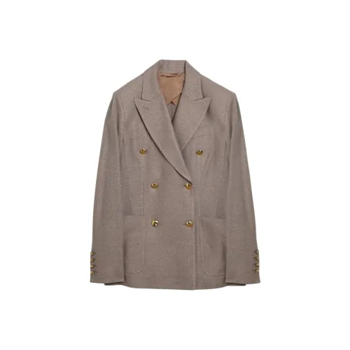 MaxMara Бизнес-костюм женский цвет коричневый