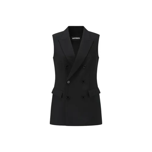 AXYPAGES Черные Женские Жилеты