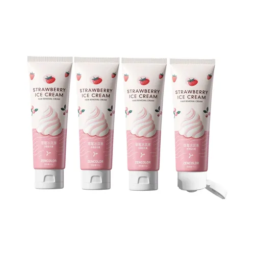 ZHENGCAI Клубничное Мороженое Освежающий Крем для удаления волос Ощущение прохлады Освежающий Увлажняющий Удаление волос